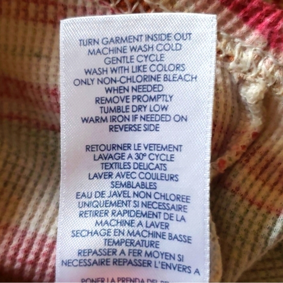 Chaps sport striped t-shirt size M - Picture 7 of 9